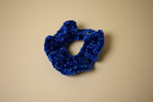 Handmade hair scrunchies from the crocheted wearables collection, crafted in France with love.